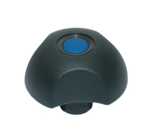 CLB1 _ “SAFETY“ 3 Lobe Knob with Threaded Blind Insert