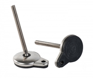 XS96 _ Articulated Foot with AISI 304 Stainless Steel Base and Stud