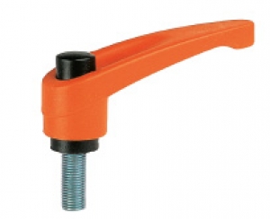CLM4 _ Ratchet Handle, Button Type, Threaded Stud