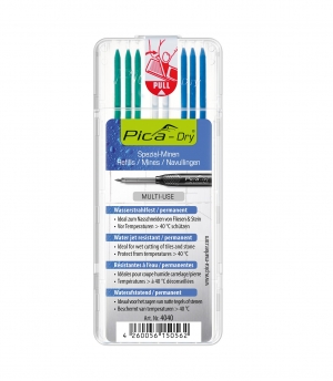 4040_Pica DRY Special Refill Leads - Blue, Green, White