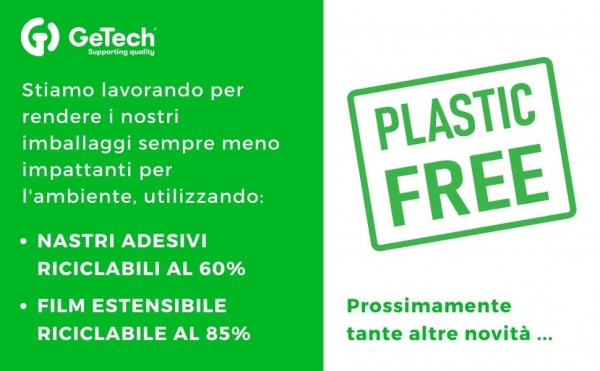 GeTech per l'ambiente – i nuovi imballaggi plastic free